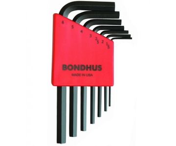 Набор из 7 черных ключей BONDHUS S 1.5-6mm 12292