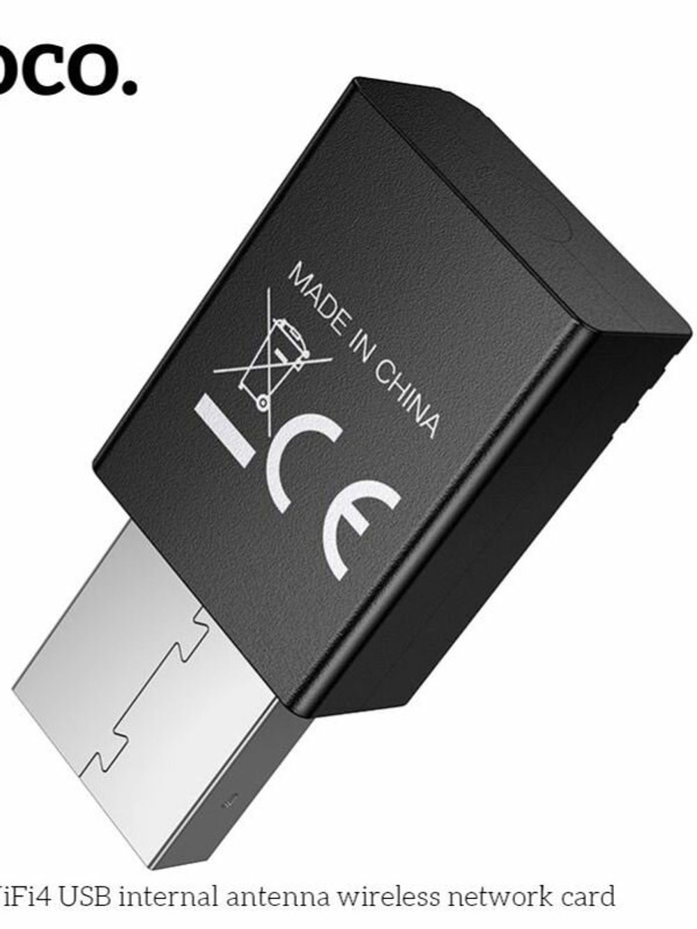 USB-адаптер со встроенной антенной, беспроводная сетевая карта HOCO HI38