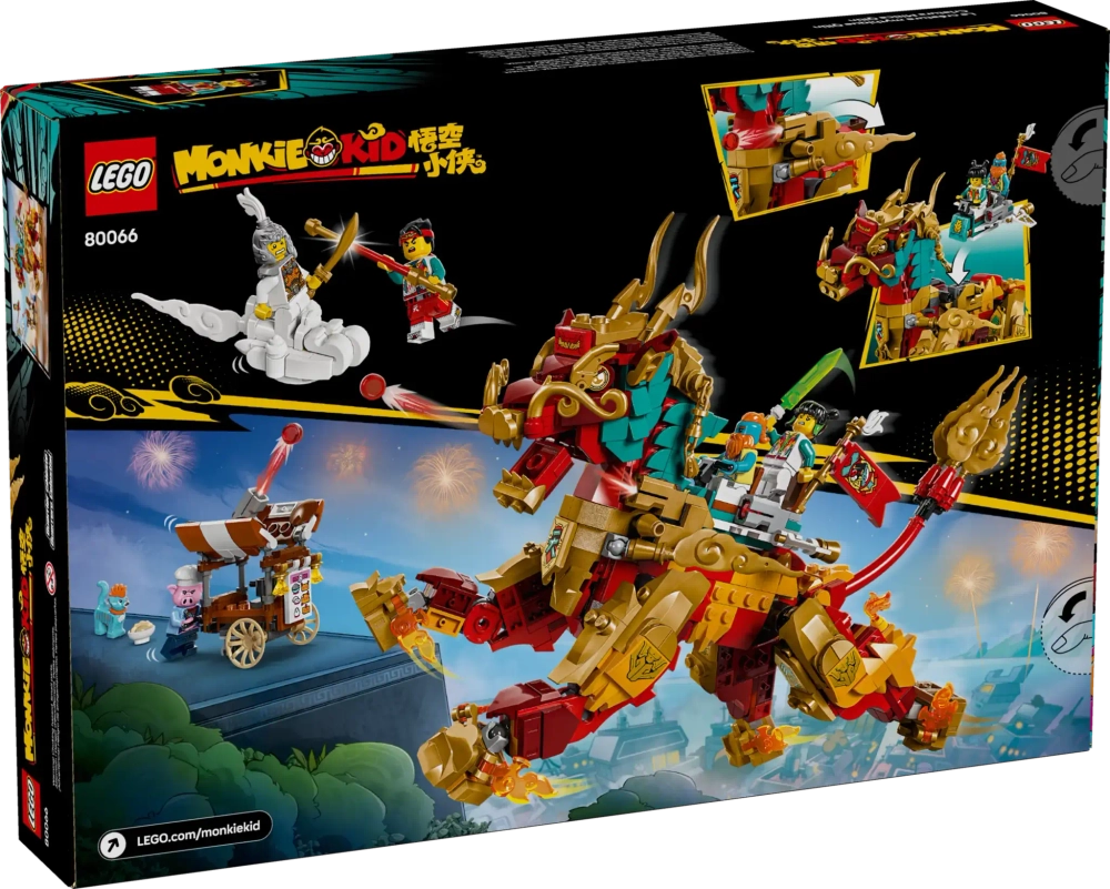 Конструктор LEGO Monkie Kid 80066 Мифическое существо Цилинь