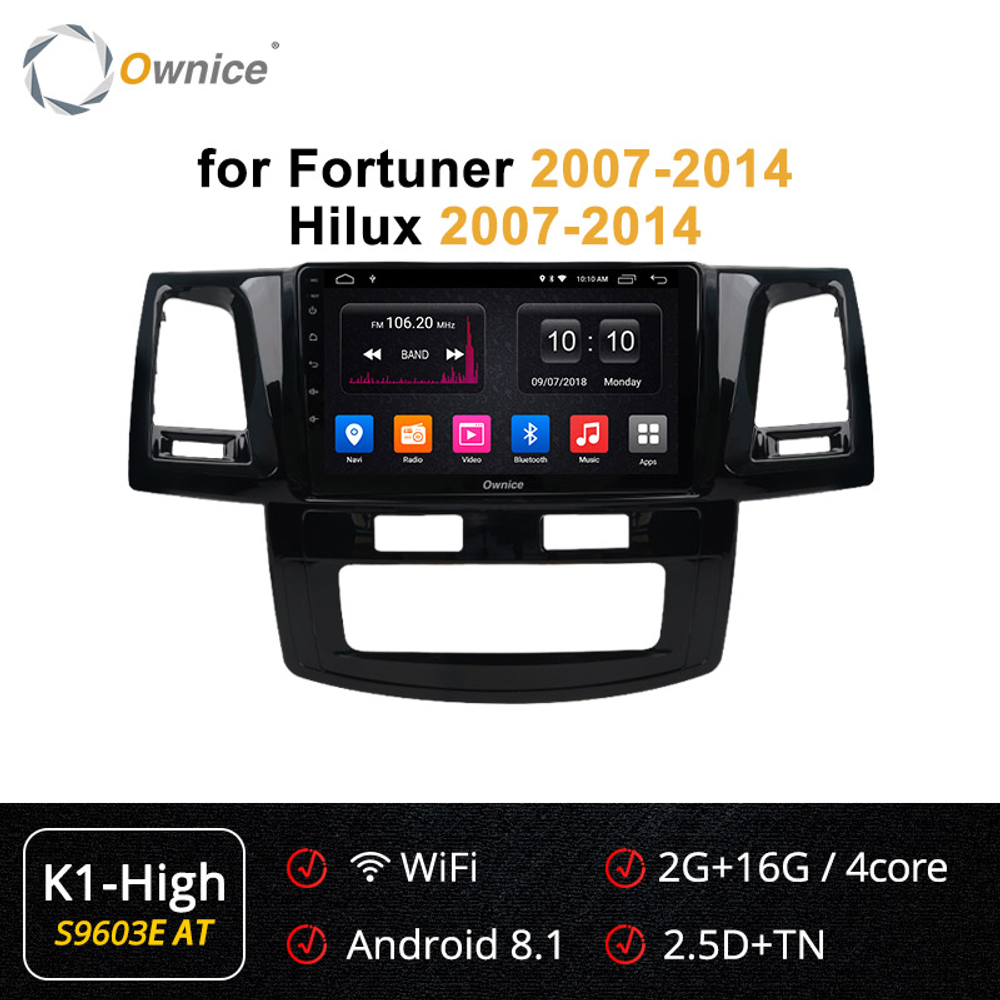 Установочный комплект для TOYOTA Hilux/Fortuner 2011-07.2015  KUBERG OL-9603