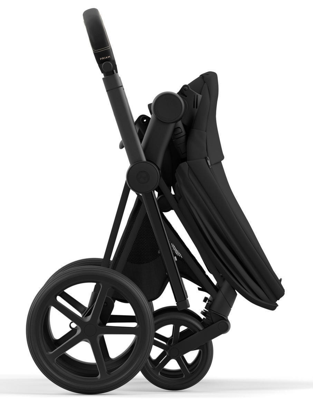 Коляска Cybex Priam IV Matt Black complete Cloud G Fog Grey Base G 4 в 1 Sepia Black