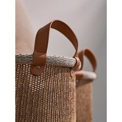 Корзина для хранения Sustainable collection, Ø32х28 см, бежевая