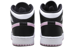 Jordan 1 Mid White Black Light Arctic Pink GS