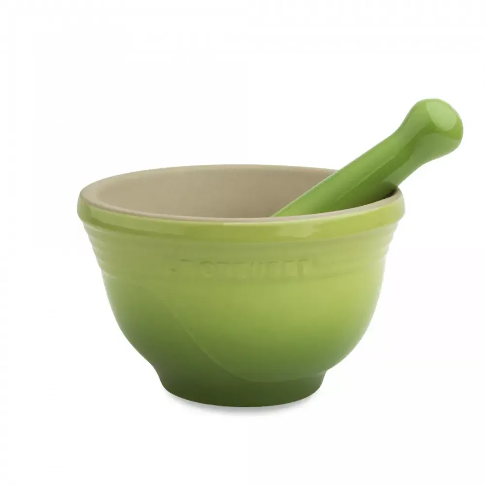 Ступка с пестиком Le Creuset, Зеленая