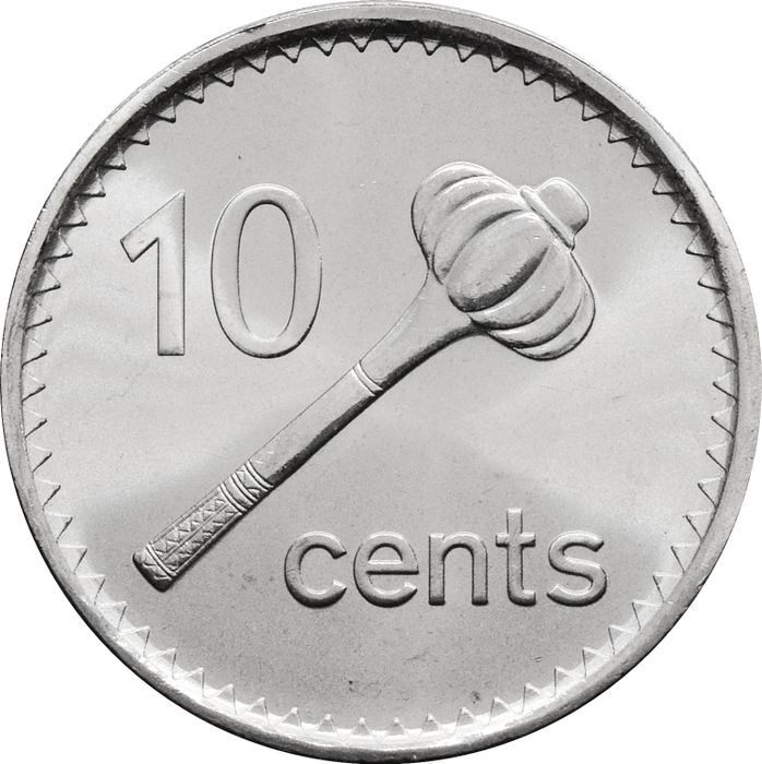 10 центов 2010 Фиджи