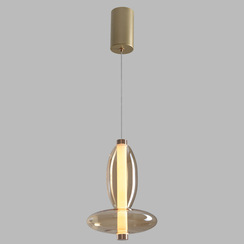 Подвесной светодиодный светильник Crystal Lux QUASAR SP7W LED AMBER