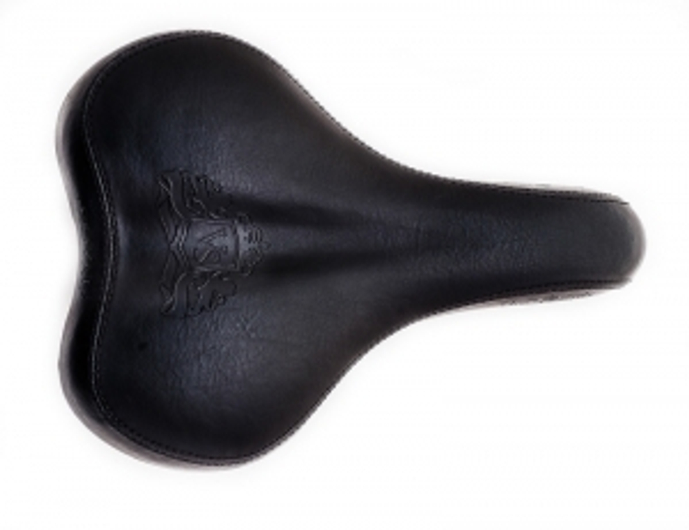Vintage. Седло комфортное, 258*190мм, черное, Vinca Sport VS 8291 Royal man black