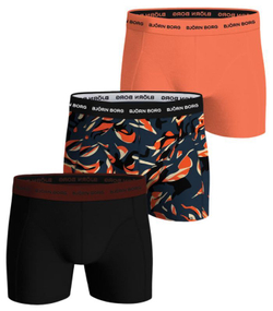 Мужские спортивные боксеры Björn Borg Cotton Stretch 3P - разноцветный