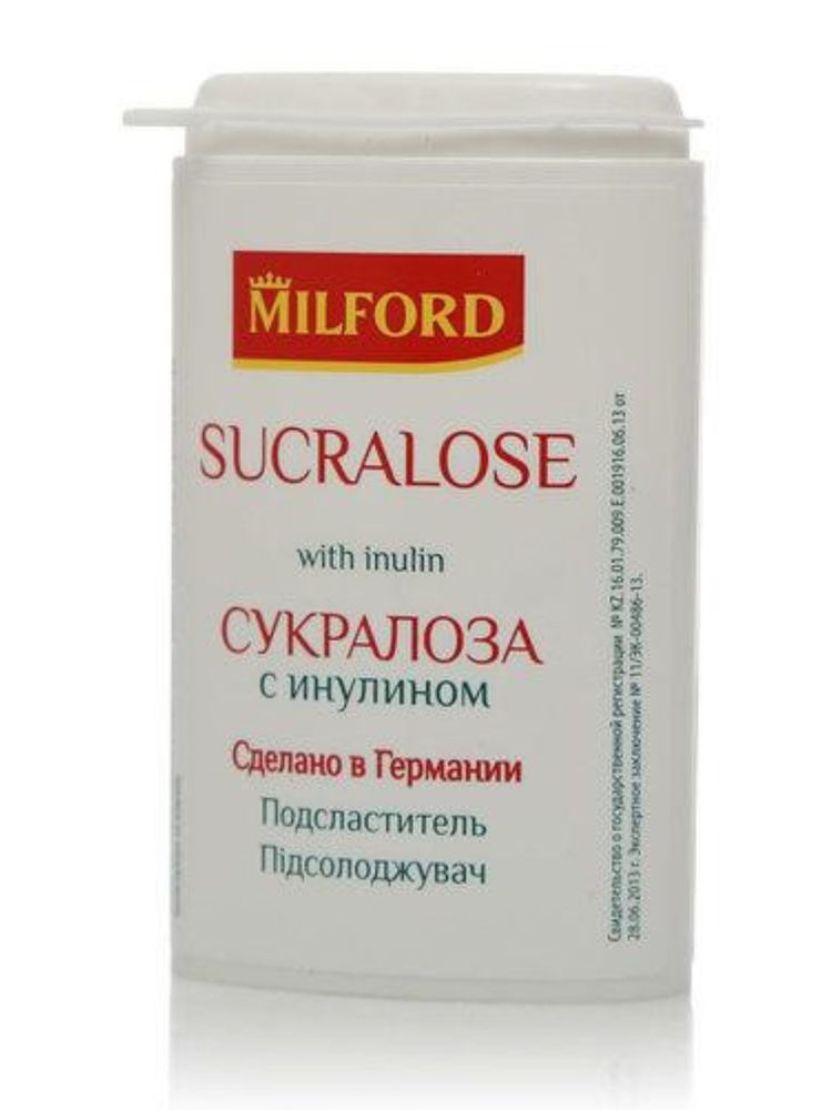 Сахарозаменитель MILFORD Сукралоза с инулином 370 таб