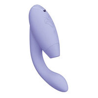 Сиреневый вибратор 20,3см с вакуумным стимулятором Womanizer Duo 2 Lilac WZ142SG4