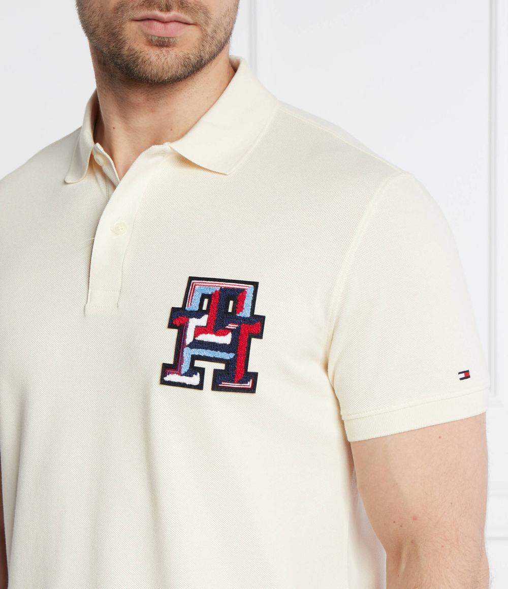 Поло BADGE Tommy Hilfiger - экрю(MW0MW34842)