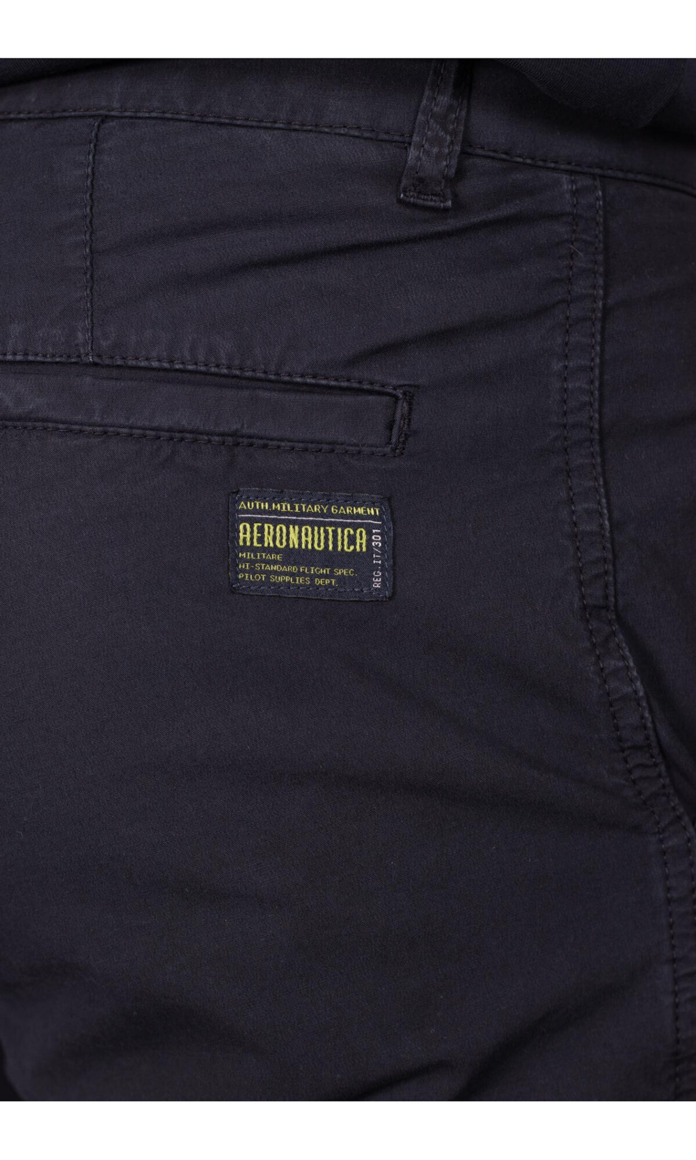 Брюки из хлопка с эластаном AERONAUTICA MILITARE