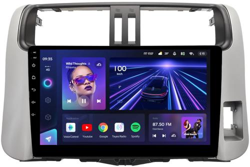Магнитола для Toyota Land Cruiser Prado 150 2009-2013 (правый руль) - Teyes CC3 Android 10, Быстрая, CarPlay, SIM-слот