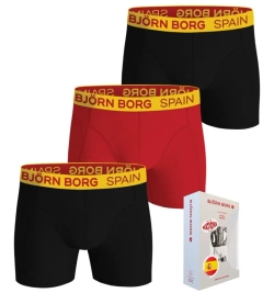 Боксерки теннисные Bj_rn Borg Cotton Stretch Spain 3P - multicolor