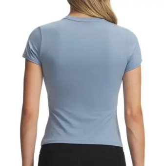 Женская теннисная футболка Under Armour Motion Fitted - blue wind/blue fog