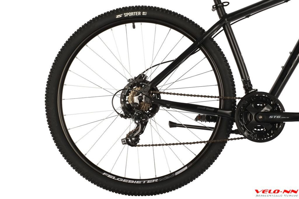 Велосипед STINGER 29" ELEMENT PRO черный, алюминий, размер 20"