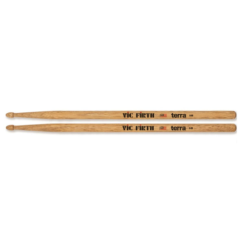 Vic Firth 5BTN Terra палки, орех, более ярко выраженный рисунок структуры дерева, нейлон