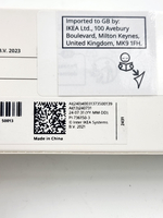 Крючок BLECKA Ikea 4 см никелированный (4 шт. в комплекте) (из Финляндии)