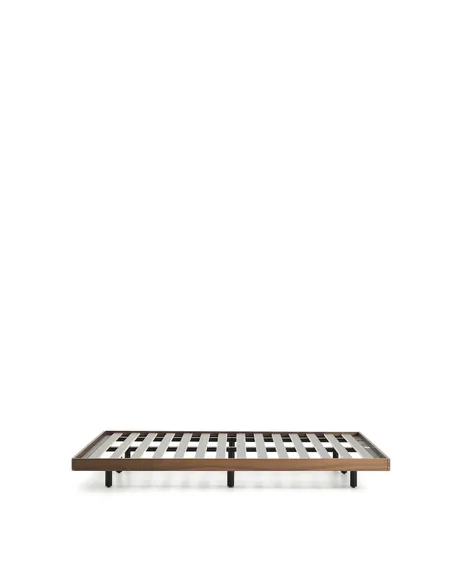 Основание кровати Norlen 180x200 см, темный орех