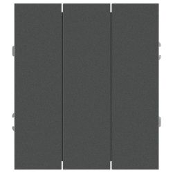 Выключатель ЭРА Arktik 16-1107-06 тройной 10АХ-250В графит | Эра Arktik