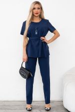Костюм брючный (синий) К11-81/7 Nikol