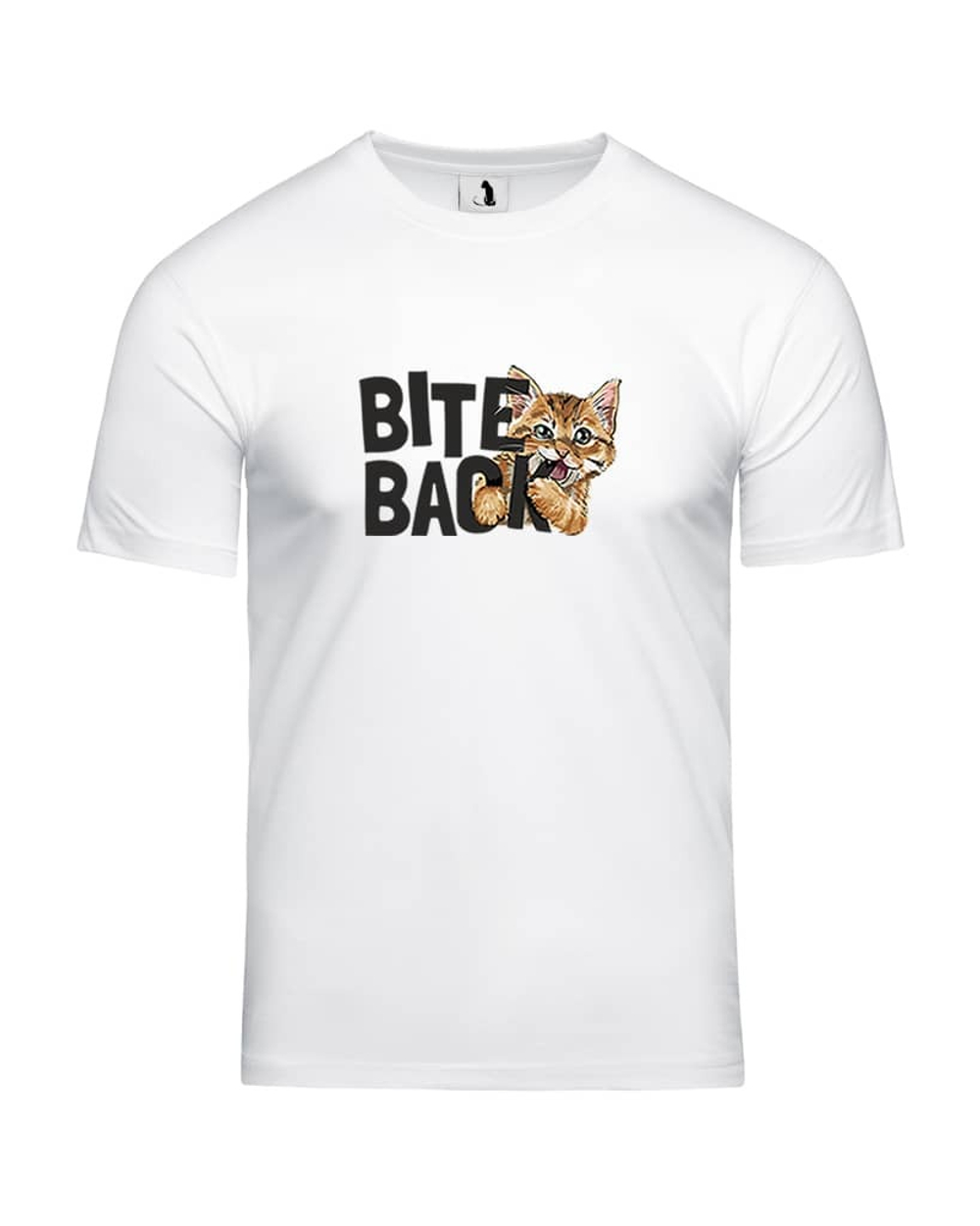 Футболка с котом Bite back