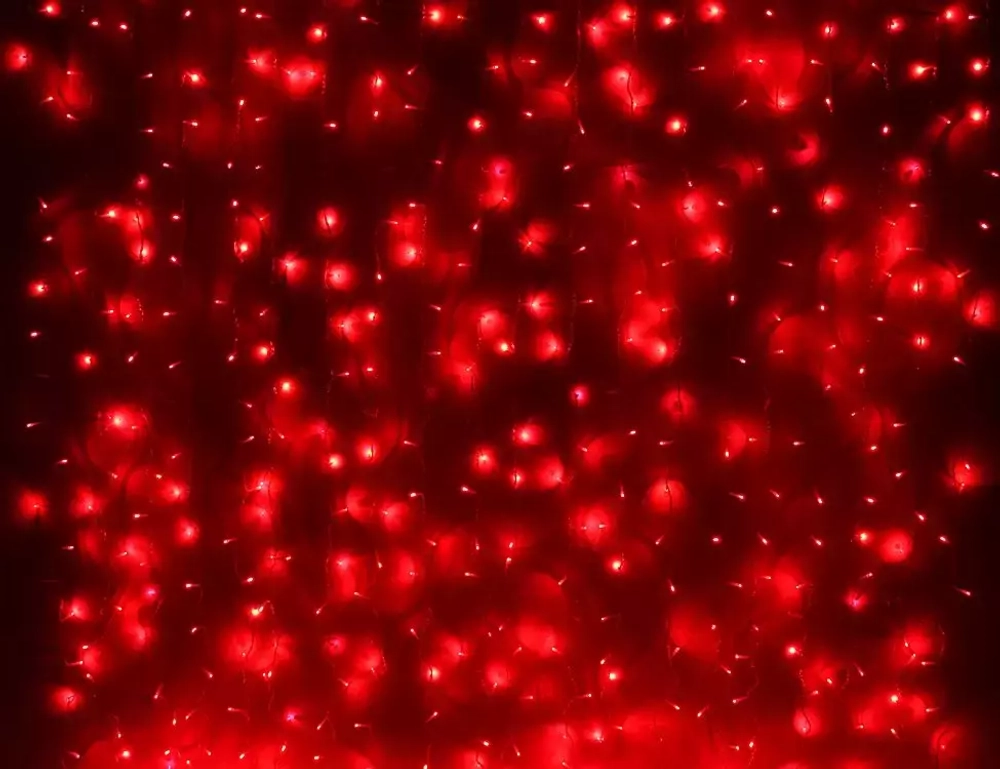 НГ Гирлянда-шторка LED PLS 740-230V 2*3м RED