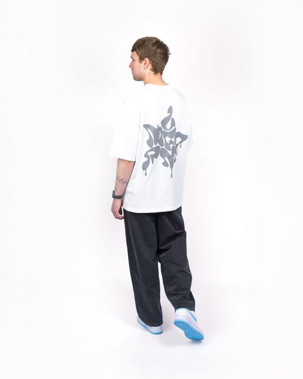 Футболка UNIFORM Relaxed Heavy Star белый
