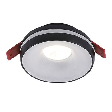 Встраиваемый точечный светильник GU10 CLT 063C1 BL чёрный Crystal Lux
