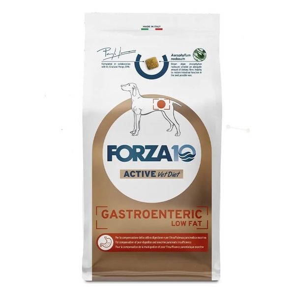 Сухой диетический корм Forza 10 Gastroenteric для взрослых собак с низким содержанием жира