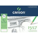 Альбом для графики 120 г/м², A4 42х59.4 см, склейка с одной стороны 50 л, 1557 Canson C204127410
