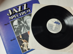 Винтажная виниловая пластинка LP Coleman Hawkins, Stan Getz, Don Byas Jazz Spectrum (Italy 1978)