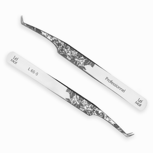 Пинцет с алмазной заточкой L 65-5 Professional LeMat