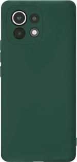 Мягкий Soft Touch чехол из силикона для XIAOMI MI 11 с бархатной подкладкой