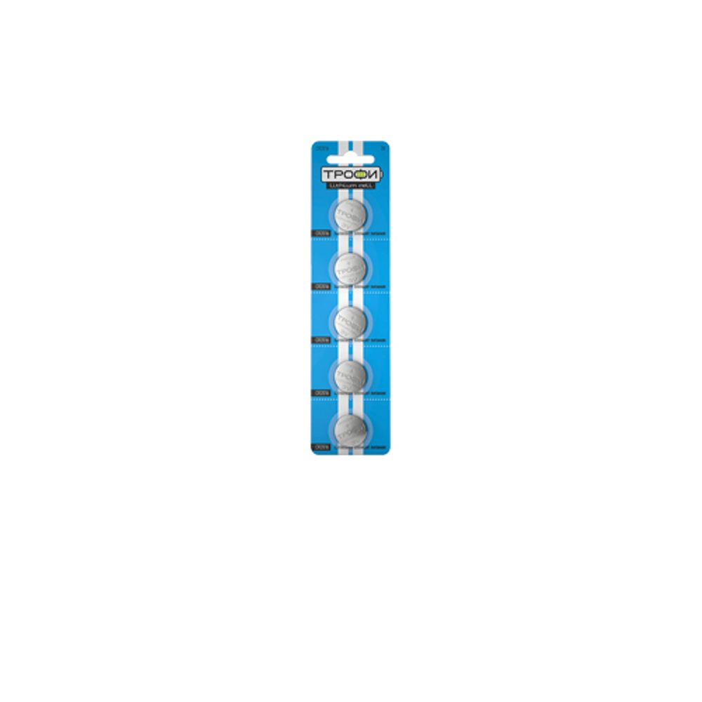 Батарейки Трофи CR2016-5BL ENERGY POWER Lithium | Трофи