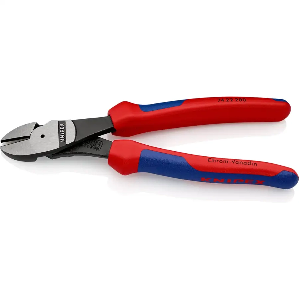 Кусачки боковые особой мощности черненые 200 мм Knipex 74 22 200