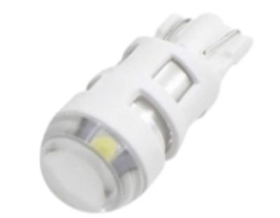 ZMB W5W 1 SMD (3030) Lens 12V 3W Белый (1шт)
