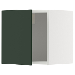 IKEA METOD  (ИКЕА МЕТОД)  -  Шкаф навесной - белый/Havstorp глубокий зелёный 40x40 см