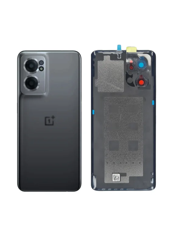 Задняя крышка для OnePlus Nord CE 2 серая (Mirror gray) со стеклом камеры