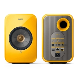 KEF LSX II Solaris Yellow активная беспроводная полочная акустическая система (пара)
