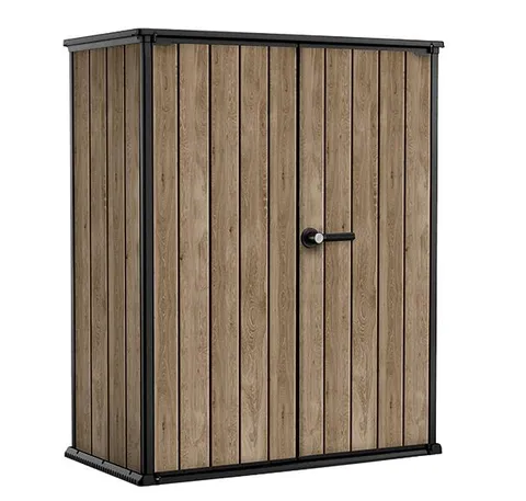Keter Шкаф Вертикальный (Vertical Shed) 1400 L светло-коричневый Ashwood