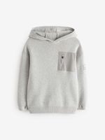 Толстовка с капюшоном для мальчика Next 433-508, Светло-серый