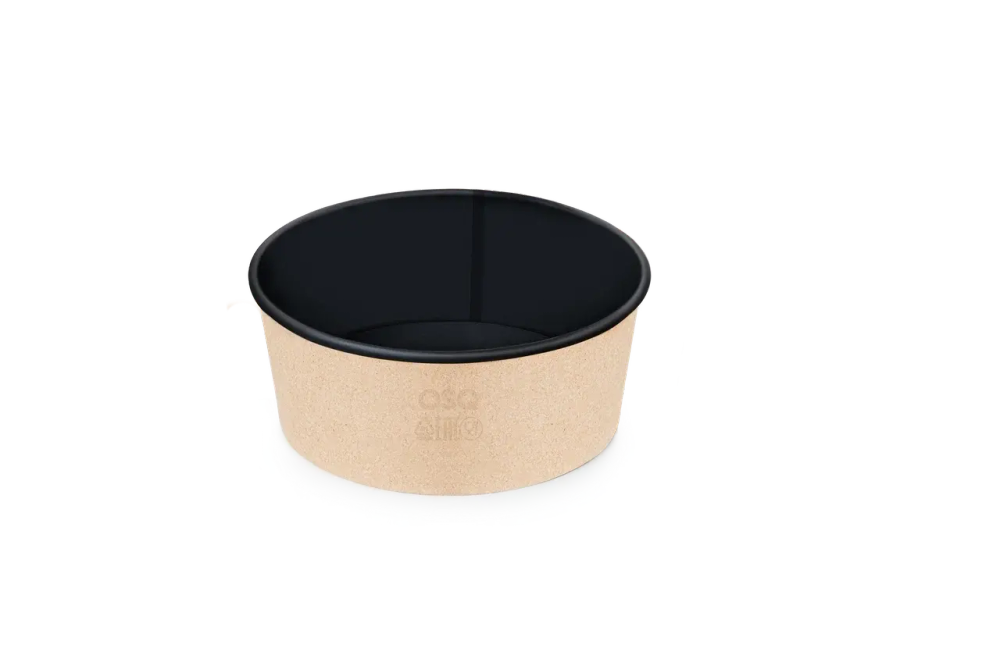 OSQ ROUND BOWL 750 BLACK WOOD