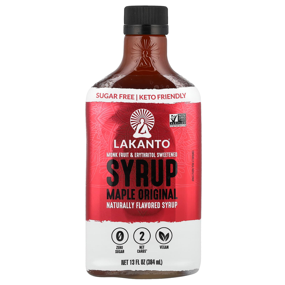 Lakanto, сироп со вкусом кленового сиропа, 384 мл (13 жидких унций)