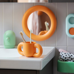 IKEA HUMLESJÖN  (ИКЕА ХУМЛЕШЁН)  -  Стакан - оранжевый 31 сл