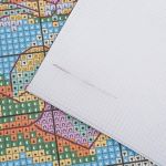 Набор для вышивания нитками Овен, Магнит. Котик. 9,6х9,1см