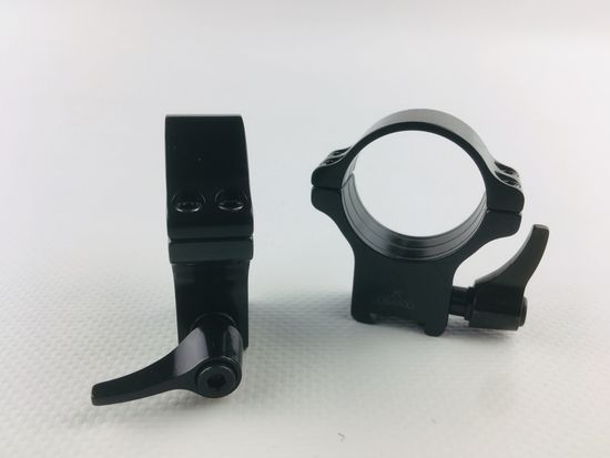 Кольца Rusan быстросъемные Prism 11мм на 30мм H15 рычажные  (011-11-30-15-R)