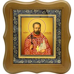 Вячеслав (Занков) Котельниковский священномученик, пресвитер. Икона на холсте.