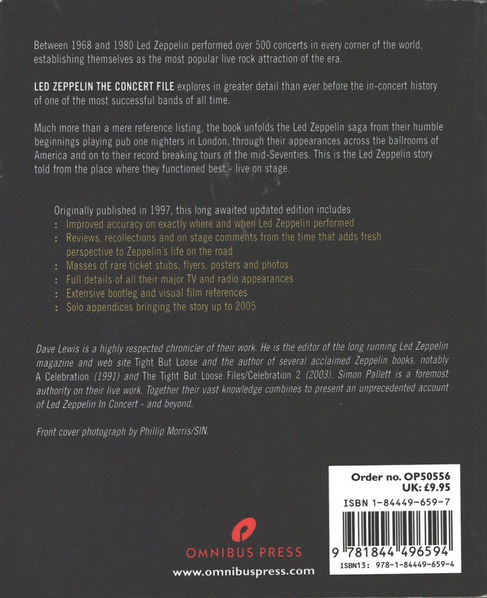 Led Zeppelin: The Concert File / Dave Lewis, Simon Pallett