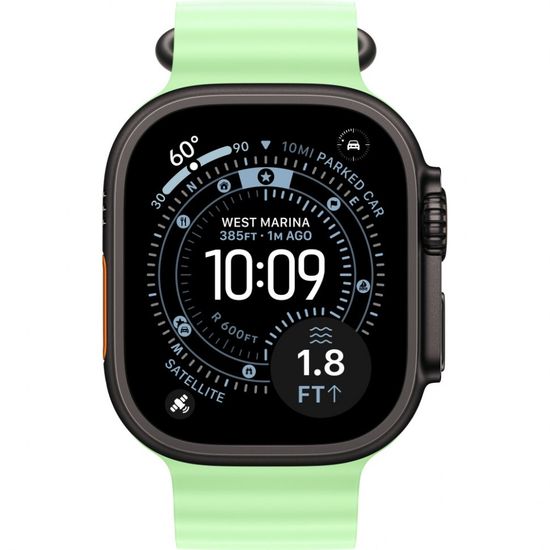 Умные часы Apple Watch Ultra 3 49 мм Black Titanium Ocean Band Зеленый Неон Neon Green